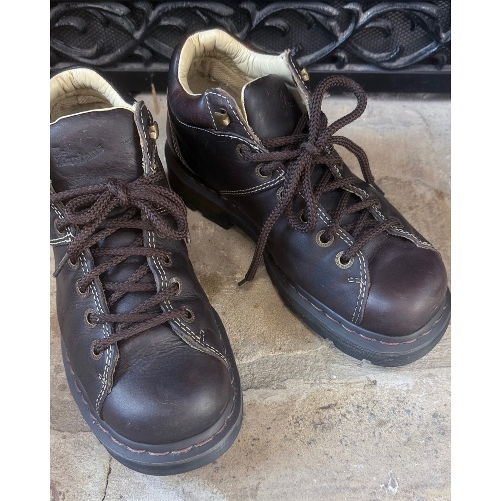 Dr. Martens Brown Leather Ankle Boots Shoes Mens 8 Womens 9 UK 7 EU 41